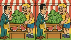 Vaikea tarkkaavaisuustesti: löydätkö kaikki erot kuvasta 27 sekunnissa?